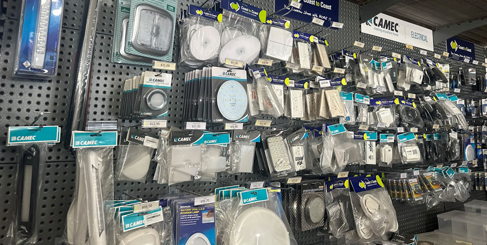 Spare parts and accessories at Fraser Caravans